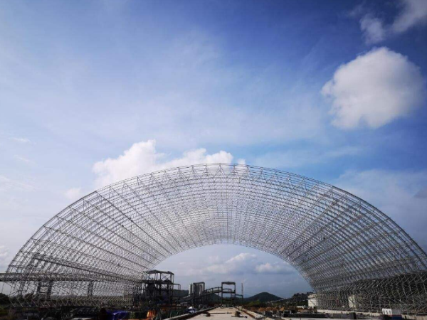 宁安煤棚网架加工厂案例